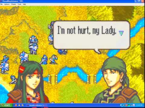 Sue talk Shin support A Fire Emblem 6 The Sword of Seals VBA