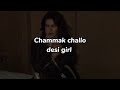Chammak challo - sped up