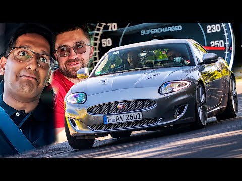 No Traction Control UNLEASHED Jaguar XK R! // Nürburgring
