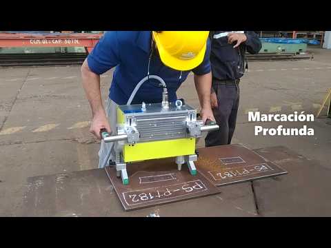 Slide 7 - Dot Peen deep marking XF530  inc XCom (video)