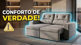 Sofá Retrátil e Reclinável 3 Lugares Suede: Conforto e Estilo para Sua Sala