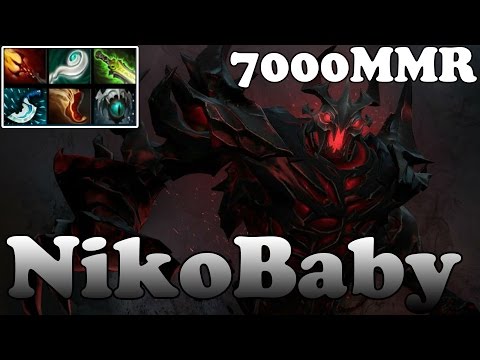 Dota 2 - NikoBaby 7000MMR Plays Shadow Fiend vol 3 - Pub Match Gameplay