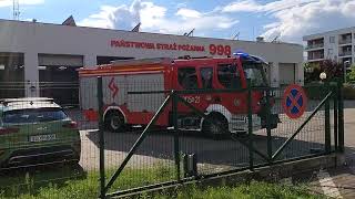 WYJAZD ALARMOWY - PRÓBNY, NA ĆWICZENIA SPORTOWE Z JRG 5 Gdańsk - Oliwa 🧑‍🚒🚒