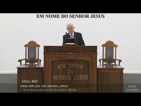 CCB HINO 465   DEUS TEM  POR NÓS IMENSO AMOR