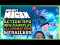 Project Mugen INSANE OPEN WORLD Action RPG! New Gameplay, All Characters & Trailers