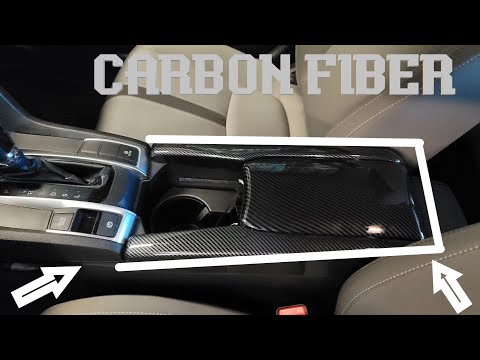 Carbon Fiber Interior Honda Civic Install