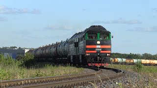 Тепловоз 2ТЭ116-1667 близ ст. Маарду / 2TE116-1667 near Maardu station