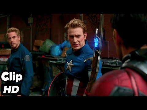Iron Man & Cap Retrieving Tesseract Scene Hindi Tony Meets Dad Avengers Endgame Movie Clip 4K HD