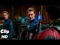 Iron Man Cap Retrieving Tesseract Scene Hindi Tony Meets Dad Avengers Endgame Movie Clip 4K HD