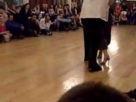 Korey Ireland and Mila Vigdorova at Yale Tango Fest 2008