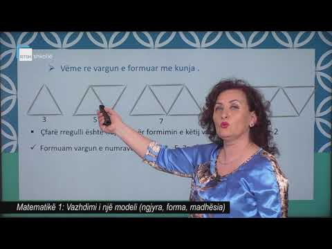Matematikë 1 - Vazhdimi i një modeli (ngjyra, forma, madhësia)