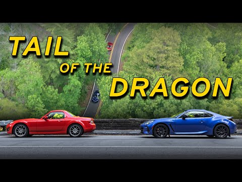 Tail of the Dragon mit einem MX5, BRZ, GT4, plus Emira und mehr! || Road to 1000 Teil 5