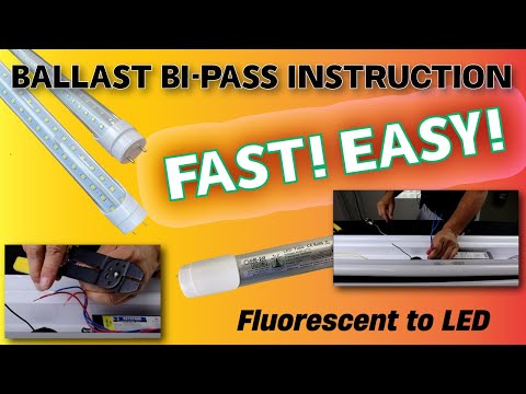How to Install Ballast Bypass Replacement LED Lights - Omni-Ray Lighting