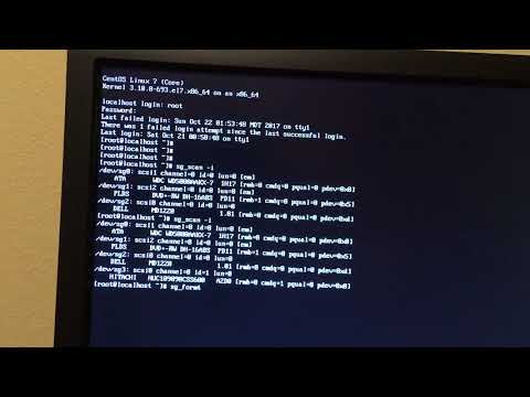 How to Format a SAS Drive with sg3_utils