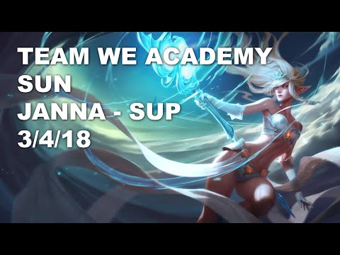 Team WE Academy Sun Sup Janna vs Tahm Kench - KR Challenger Rank Game