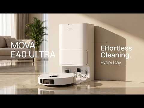 The Robot Vacuum That Cleans So You Don't Have To | MOVA E40 Ultra