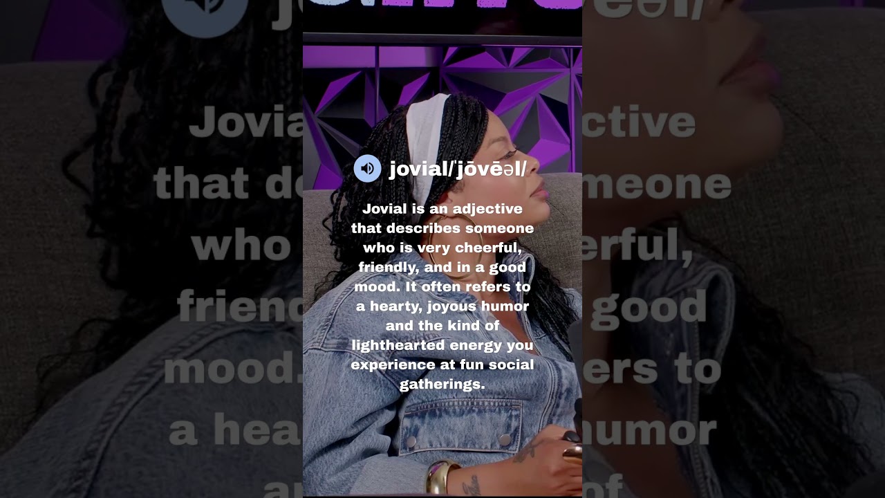 Gi Used a Word Nobody Understood 😂 | What Does "Jovial" Mean?