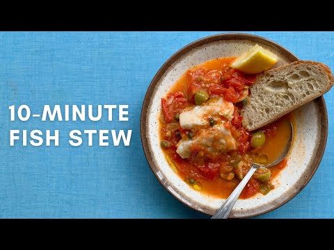 10-MINUTE FISH DINNER *so easy!* | Summer Fish Stew | COOK WITH ME