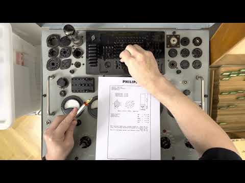 Testen und Betrieb der Leistungspentode EL60 von Philips