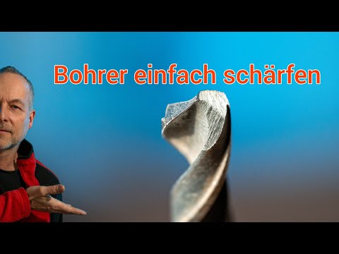 Grinding & sharpening drill bits easily – This is how it's done!@handwerkertalk
