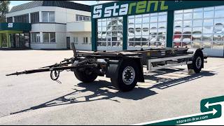 العربات المقطورة الشاسيه Schmitz Cargobull Lafette AWF 18, BDF-Wechselrahmen, Verzinkten Rahmen T&Uuml;V 02/2027 | صورة 4 - Autoline