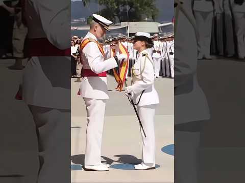 Princess Leonor graduated from the Navy Military Education. 👑🇪🇸||#leonor #spain #militar #fyp #ccp