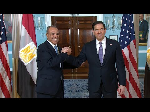 Video Thumbnail: Marco Rubio hosts Egyptian counterpart Badr Abdelatty at State Department | AFP