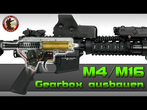 [Tech] M4/M16/AR15 Gearbox und Internals ausbauen (Demontage/zerlegen) 6mm Airsoft - 4K UHD