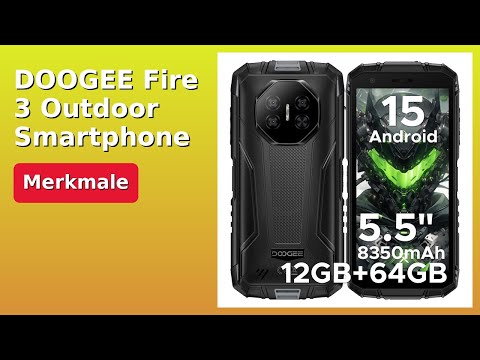 BEWERTUNG (2025): DOOGEE Fire 3 Outdoor Smartphone. WESENTLICHE Einzelheiten