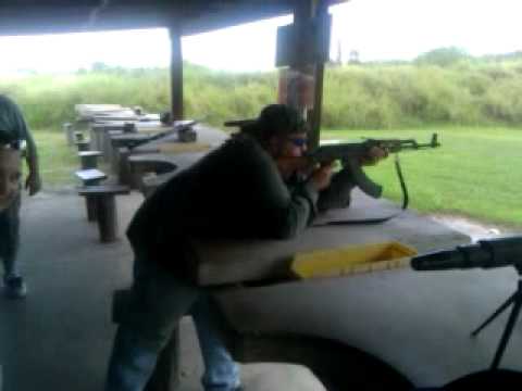 Mando Test Firing An AK