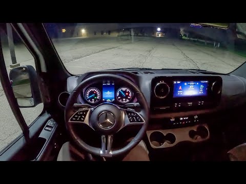 Thumbnail for 2024 Mercedes-Benz eSprinter - POV Night Drive (Binaural Audio) by GAZ, SEAT, Mercedes-Benz, Car