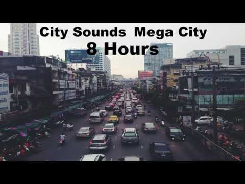 City Sounds - Mega City - Traffic, Horns, People, Ambience