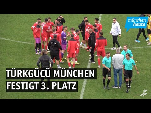8. Saisonsieg - Türkgücü München festigt 3. Platz in der Regionalliga Bayern