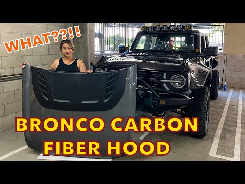 FORD BRONCO CARBON FIBER HOOD - ANDERSON COMPOSITE | The Bronco Adventures