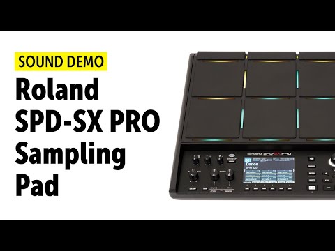 Демонстрация звучания перкуссионного сэмплера Roland SPD-SX Pro