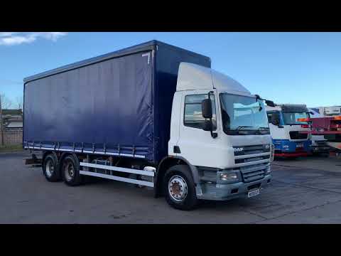 **SOLD** 2008 DAF CF75.310 26Ft Curtain Side 26 Ton 6x2 - Dixon Commercial Exports Ltd