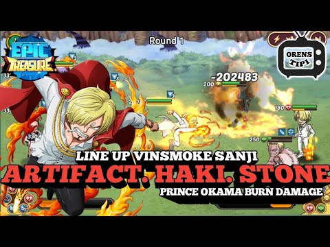 EPIC TREASURE/OCEAN SAGA - REVIEW SKILL VINSMOKE SANJAYYY - DAMAGENYA GAK NGOTAK COKK!!!