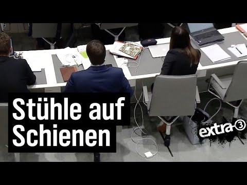 Realer Irrsinn: Stühle auf Schienen im Landtag Niedersachsen | extra 3 | NDR