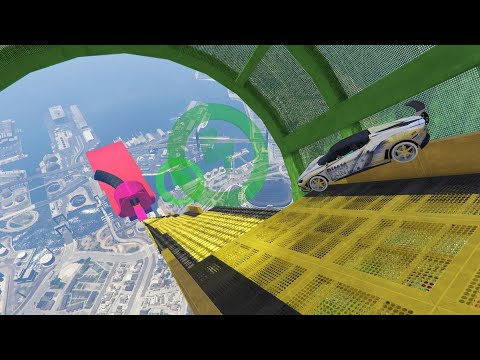 MEGA RAMPA IMPOSIBLE! VELOCIDAD INCREIBLE! - GTA V ONLINE