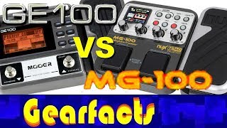 Video thumbnail for Mooer GE-100 vs Nux MG-100 by Gearfacts