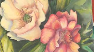 Técnica de acrílicos acuarelados