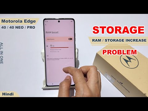 How to clear storage in motorola edge 40 neo | Moto edge 40 me storage increase kaise kare