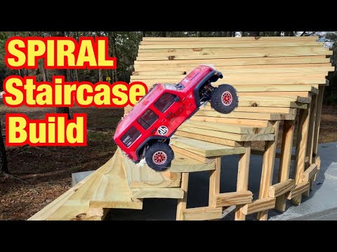 Building a Wood Spiral Staircase for your Crawler