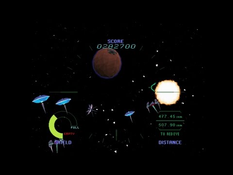 Lukozer Retro Game Review 280 - Starblade - Arcade Coin-Op (Complete Playthrough)