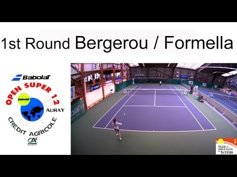 Victory of Bergerou (FRA) over Formella (GER) (6/0 6/2) - Open Super 12 Auray - Boys 1st Round