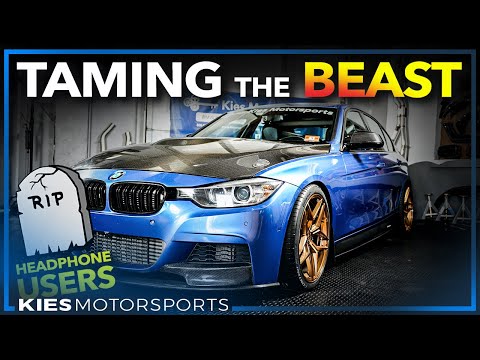 Taming INSANE Sounding AWE BMW F30 335 Exhaust (AWE Touring Exhaust Revs, Burbles, and Fly Bys)