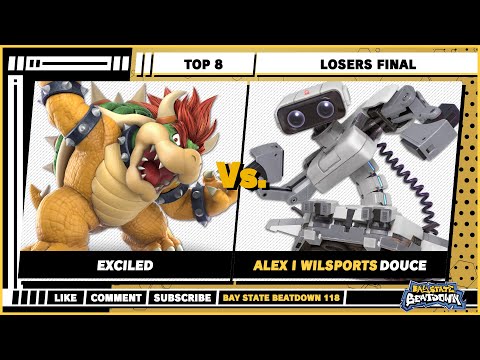 Bay State Beatdown 118 - Losers Final - Exciled (Bowser) VS Douce (ROB) - Super Smash Bros. Ultimate