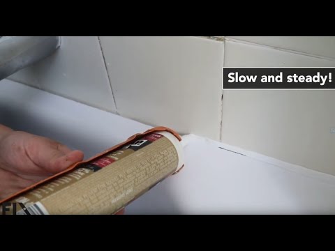 Remove and Replace Caulk Shower and Bath