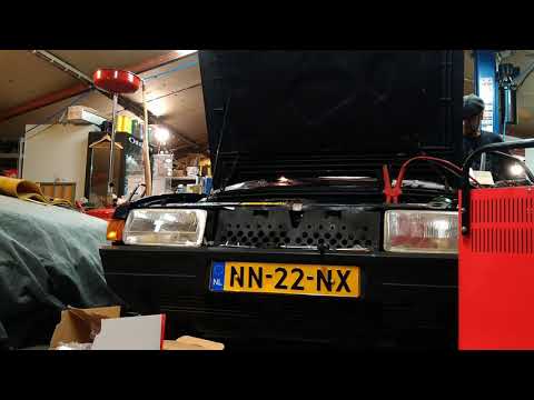 Citroën BX 16trs, first start with a new Weber DRTC Carburator