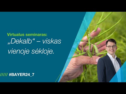 Virtualus seminaras: „Dekalb“ – viskas vienoje sėkloje.